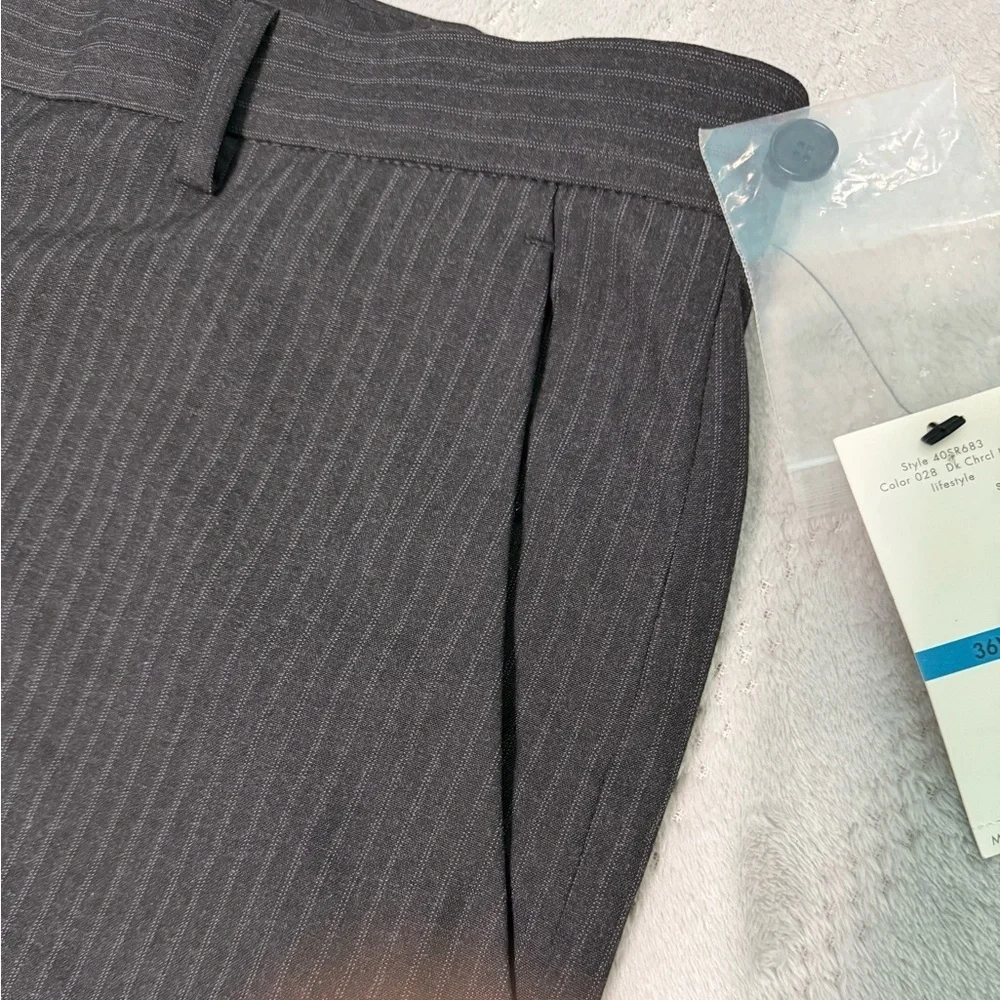 Calvin Klein Dress Pants Mens 36W X 30L Pin Striped